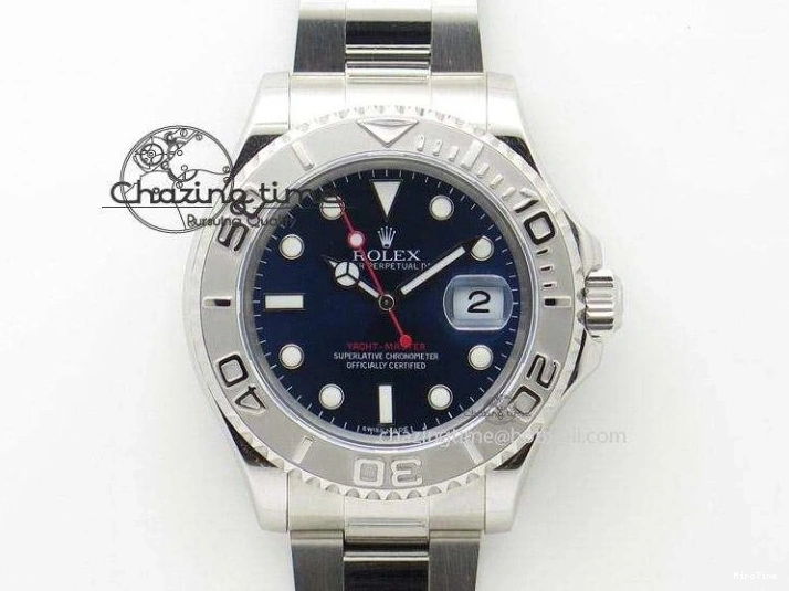 MiroTime 0219 Youthful Day Date 40 SS 228239 Noob 1:1 Best Edition Blue Roman Dial on President Bracelet A2836 (Gain Weight) 812